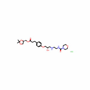 ((R)-2,2-Dimethyl-1,3-dioxolan-4-yl)methyl 3-(4-((S)-2-hydroxy-3-((2-(morpholine-4-carboxamido)ethyl)amino)propoxy)phenyl)propanoate hydrochloride