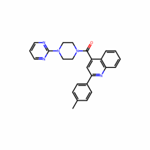 (4-(Pyrimidin-2-yl)piperazin-1-yl)(2-(p-tolyl)quinolin-4-yl)methanone