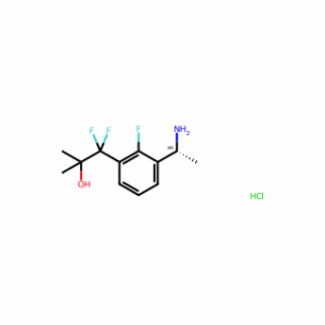 (R)-1-(3-(1-Aminoethyl)-2-fluorophenyl)-1,1-difluoro-2-methylpropan-2-ol hydrochloride