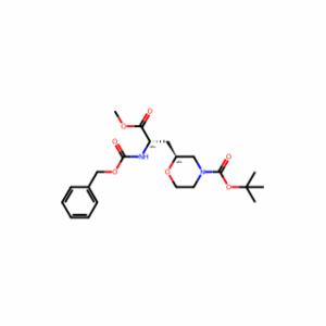 tert-Butyl (S)-2-((S)-2-(((benzyloxy)carbonyl)amino)-3-methoxy-3-oxopropyl)morpholine-4-carboxylate