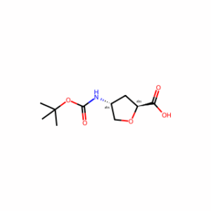 (2S,4R)-4-((tert-Butoxycarbonyl)amino)tetrahydrofuran-2-carboxylic acid