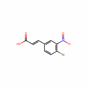(2E)-3-(4-Bromo-3-nitrophenyl)-2-propenoic acid