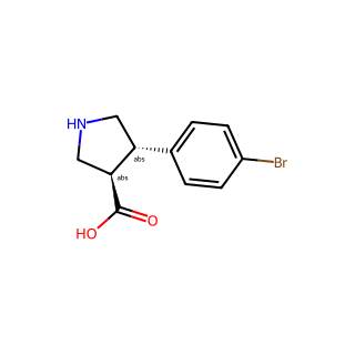 (3R,4S)-4-(4-bromophenyl)pyrrolidine-3-carboxylic acid