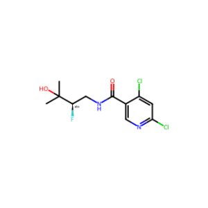 (R)-4,6-Dichloro-N-(2-fluoro-3-hydroxy-3-methylbutyl)nicotinamide
