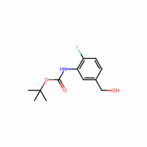 tert-Butyl (2-fluoro-5-(hydroxymethyl)phenyl)carbamate