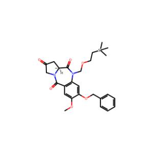 (S)-8-(Benzyloxy)-7-methoxy-10-((2-(trimethylsilyl)ethoxy)methyl)-1H-benzo[e]pyrrolo[1,2-a][1,4]diazepine-2,5,11(3H,10H,11aH)-trione