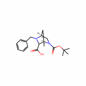 (1R,4R)-rel-2-Benzyl-5-(tert-butoxycarbonyl)-2,5-diazabicyclo[2.2.1]heptane-3-carboxylic acid