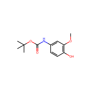 tert-Butyl (4-hydroxy-3-methoxyphenyl)carbamate