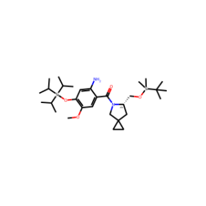 (S)-(2-Amino-5-methoxy-4-((triisopropylsilyl)oxy)phenyl)(6-(((tert-butyldimethylsilyl)oxy)methyl)-5-azaspiro[2.4]heptan-5-yl)methanone