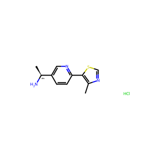 (S)-1-(6-(4-Methylthiazol-5-yl)pyridin-3-yl)ethan-1-amine hydrochloride