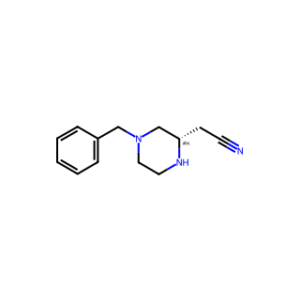 (S)-2-(4-Benzylpiperazin-2-yl)acetonitrile