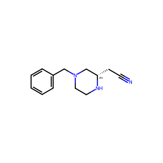 (S)-2-(4-Benzylpiperazin-2-yl)acetonitrile