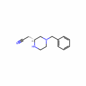(R)-2-(4-Benzylpiperazin-2-yl)acetonitrile