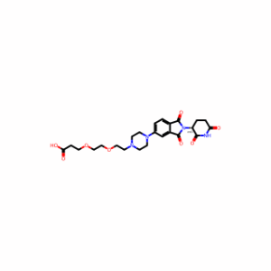 Thalidomide-Piperazine-PEG2-COOH