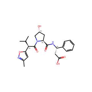 (S)-3-((2S,4R)-4-Hydroxy-1-((R)-3-methyl-2-(3-methylisoxazol-5-yl)butanoyl)pyrrolidine-2-carboxamido)-3-phenylpropanoic acid