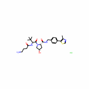 (2S,4R)-1-((S)-2-(4-AMINOBUTANAMIDO)-3,3-DIMETHYLBUTANOYL)-4-HYDROXY-N-(4-(4-METHYLTHIAZOL-5-YL)BENZYL)PYRROLIDINE-2-CARBOXAMIDE HYDROCHLORIDE