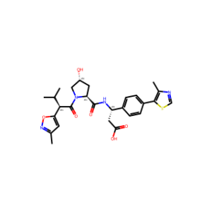 (S)-3-((2S,4R)-4-Hydroxy-1-((R)-3-methyl-2-(3-methylisoxazol-5-yl)butanoyl)pyrrolidine-2-carboxamido)-3-(4-(4-methylthiazol-5-yl)phenyl)propanoic acid