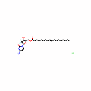 ((2R,3R,5R)-5-(4-Amino-2-oxopyrimidin-1(2H)-yl)-4,4-difluoro-3-hydroxytetrahydrofuran-2-yl)methyl (E)-octadec-9-enoate hydrochloride