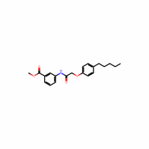 Methyl 3-[[2-(4-pentylphenoxy)acetyl]amino]benzoate