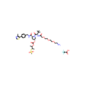 (S,R,S)-AHPC-3-methylbutanyl acetate-methanesulfonothioate-PEG3-NH2 (TFA)