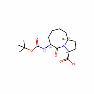 (3S,6S,10aS)-6-((Tert-Butoxycarbonyl)Amino)-5-Oxodecahydropyrrolo[1,2-A]Azocine-3-Carboxylic Acid