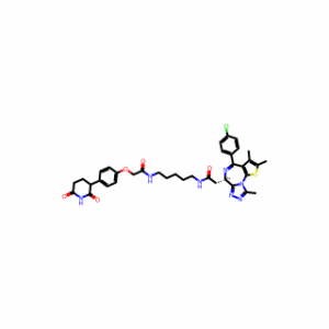 (6S)-4-(4-Chlorophenyl)-N-[5-[[2-[4-(2,6-dioxo-3-piperidinyl)phenoxy]acetyl]amino]pentyl]-2,3,9-trimethyl-6H-thieno[3,2-f][1,2,4]triazolo[4,3-a][1,4]diazepine-6-acetamide