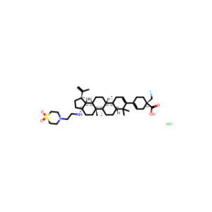 (R)-4-((1R,3aS,5aR,5bR,7aR,11aS,11bR,13aR,13bR)-3a-((2-(1,1-dioxidothiomorpholino)ethyl)amino)-5a,5b,8,8,11a-pentamethyl-1-(prop-1-en-2-yl)-2,3,3a,4,5,5a,5b,6,7,7a,8,11,11a,11b,12,13,13a,13b-octadecahydro-1H-cyclopenta[a]chrysen-9-yl)-1-(fluoromethyl)cycl