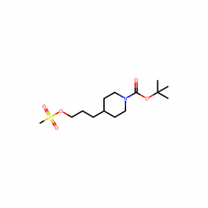tert-Butyl 4-(3-((methylsulfonyl)oxy)propyl)piperidine-1-carboxylate