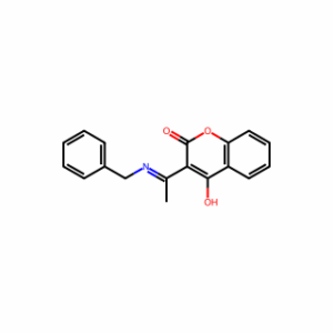 (E)-3-(1-(Benzylimino)ethyl)-4-hydroxy-2H-chromen-2-one