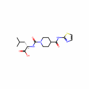 (4-(Thiazol-2-ylcarbamoyl)piperidine-1-carbonyl)-L-leucine
