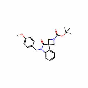 TERT-BUTYL 1′-(4-METHOXYBENZYL)-2′-OXOSPIRO[AZETIDINE-3,3′-INDOLINE]-1-CARBOXYLATE