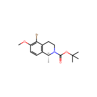 tert-Butyl (R)-5-bromo-6-methoxy-1-methyl-3,4-dihydroisoquinoline-2(1H)-carboxylate