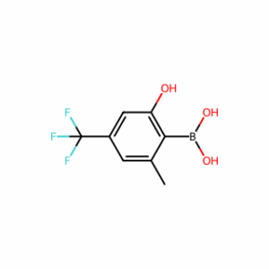 (2-Hydroxy-6-methyl-4-(trifluoromethyl)phenyl)boronic acid