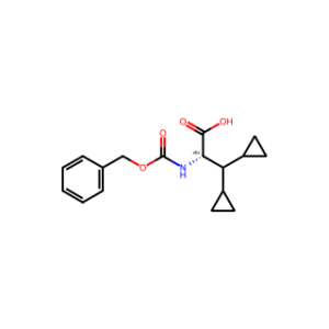 (S)-2-(((Benzyloxy)carbonyl)amino)-3,3-dicyclopropylpropanoic acid