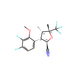 (2R,3S,4S,5R)-3-(3,4-Difluoro-2-methoxyphenyl)-4,5-dimethyl-5-(trifluoromethyl)tetrahydrofuran-2-carbonitrile