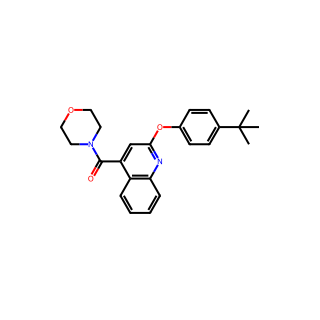 (2-(4-(tert-Butyl)phenoxy)quinolin-4-yl)(morpholino)methanone