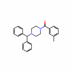 (4-Benzhydrylpiperazin-1-yl)(m-tolyl)methanone