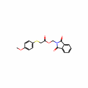 (1,3-Dioxoisoindolin-2-yl)methyl 2-((4-methoxyphenyl)thio)acetate