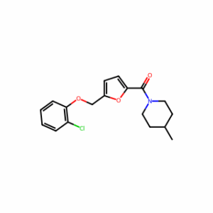 (5-((2-Chlorophenoxy)methyl)furan-2-yl)(4-methylpiperidin-1-yl)methanone