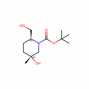 tert-butyl (2S,5R)-5-hydroxy-2-(hydroxymethyl)-5-methyl-piperidine-1-carboxylate