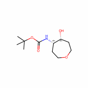 tert-butyl N-[cis-5-hydroxyoxepan-4-yl]carbamate