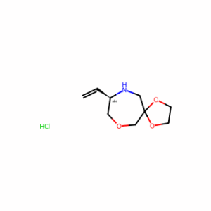 (8R)-8-vinyl-1,4,10-trioxa-7-azaspiro[4.6]undecane;hydrochloride