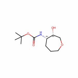 tert-butyl N-[cis-3-hydroxyoxepan-4-yl]carbamate