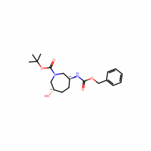 tert-butyl (3S,6S)-3-{[(benzyloxy)carbonyl]amino}-6-hydroxyazepane-1-carboxylate