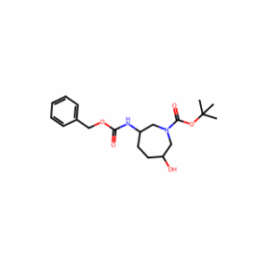 tert-butyl 3-(benzyloxycarbonylamino)-6-hydroxy-azepane-1-carboxylate