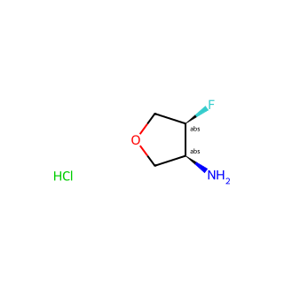 (3S,4S)-4-fluorotetrahydrofuran-3-amine hydrochloride