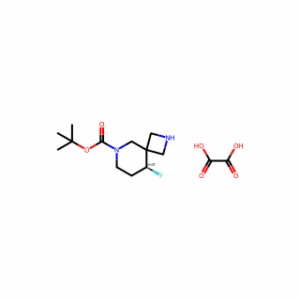 tert-butyl 9-fluoro-2,6-diazaspiro[3.5]nonane-6-carboxylate;oxalic acid