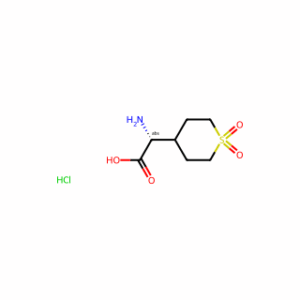 (2R)-2-amino-2-(1,1-dioxothian-4-yl)acetic acid;hydrochloride