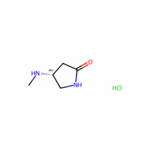 (4R)-4-(methylamino)pyrrolidin-2-one;hydrochloride