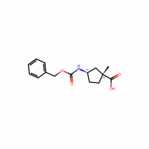 (1R,3R)-3-(benzyloxycarbonylamino)-1-methyl-cyclopentanecarboxylic acid